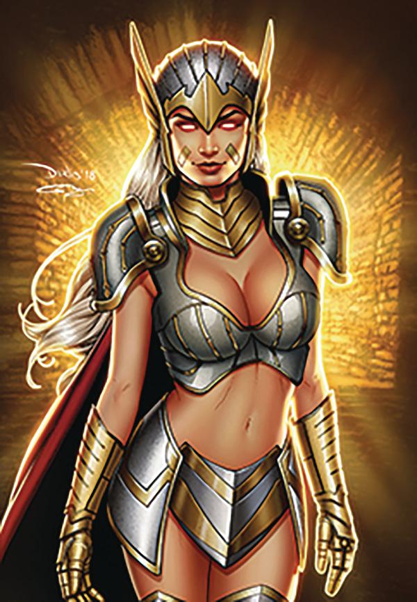 Grimm Fairy Tales #24 variant cover by Derlis Santacruz
