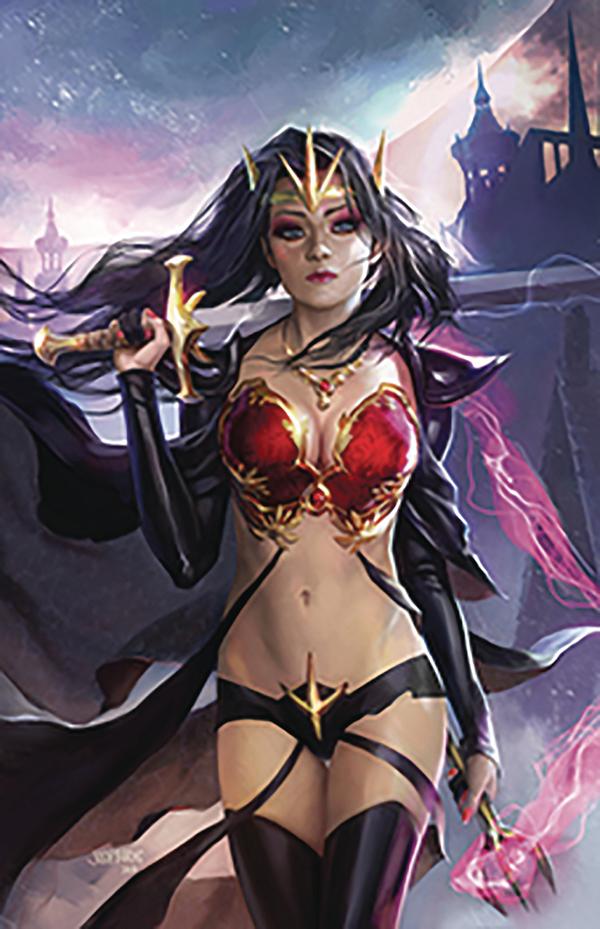 Grimm Fairy Tales #23 variant cover by Josh Burns