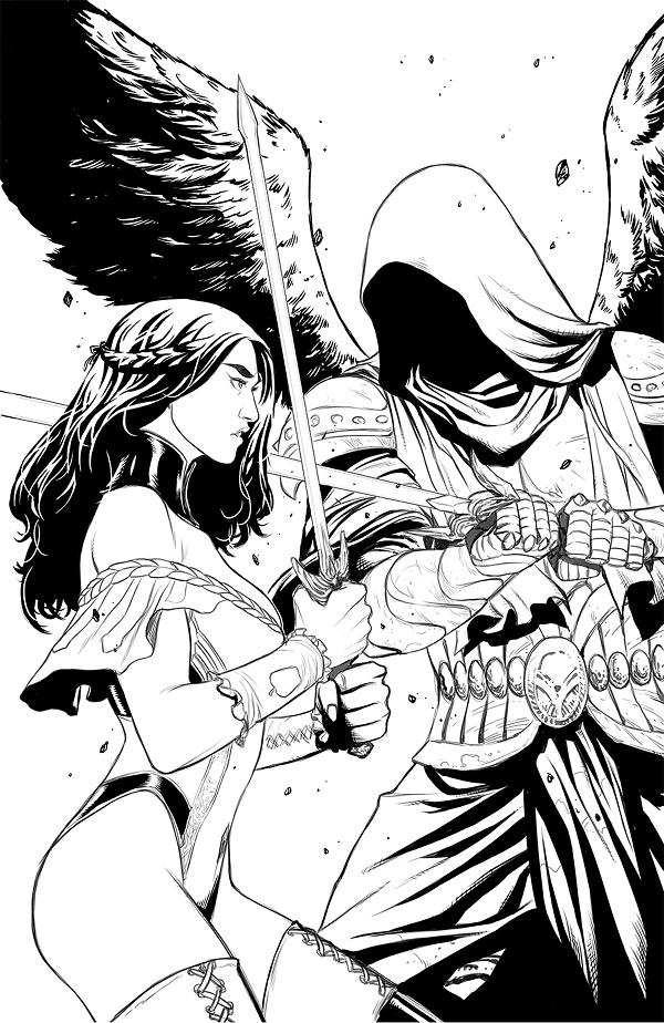 Grimm Fairy Tales #11 variant cover by Alfredo Reyes