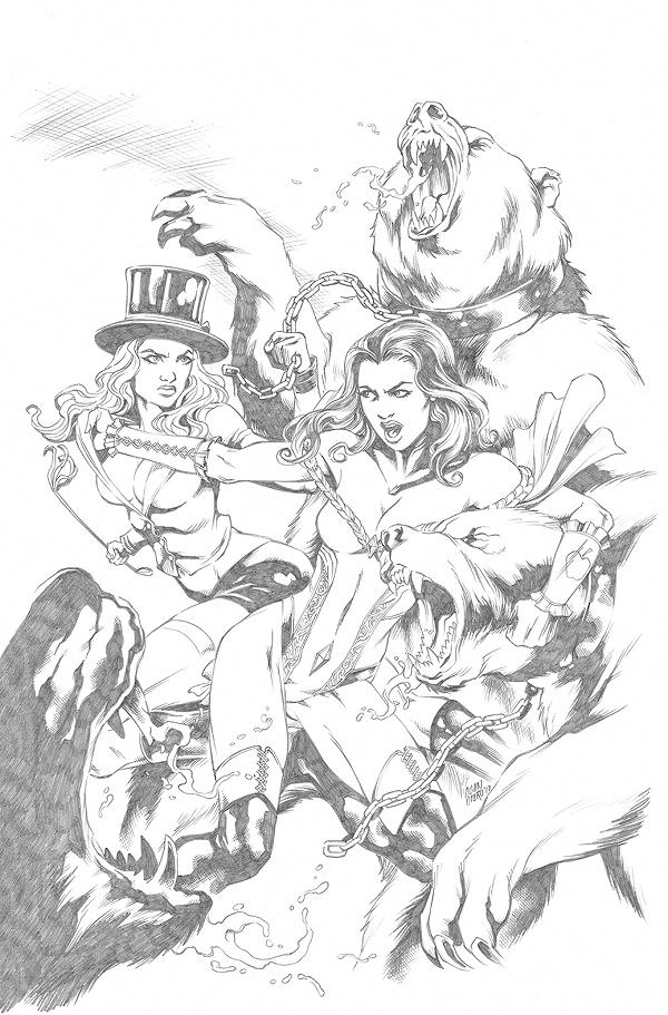 Grimm Fairy Tales #10 variant cover by Diaz
