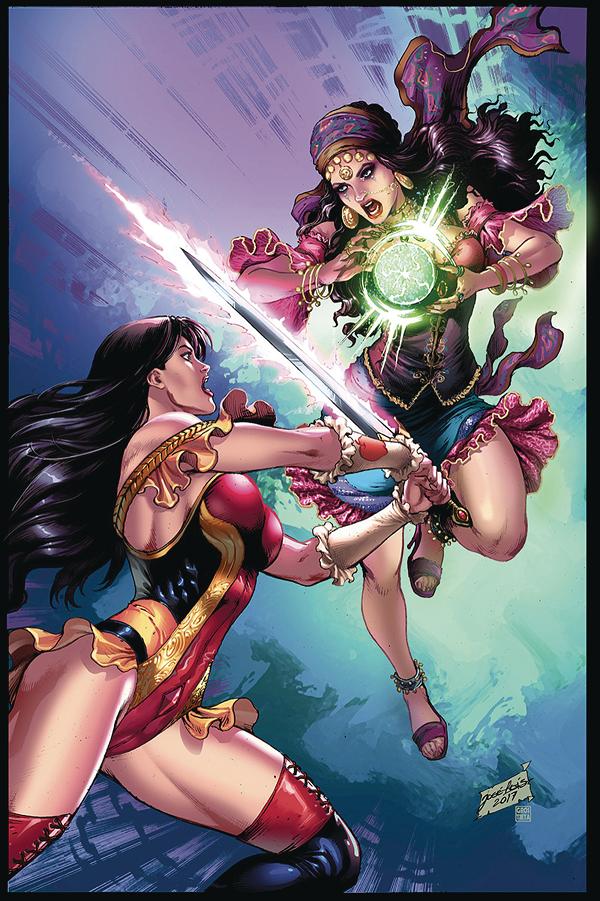 Grimm Fairy Tales #7 variant cover by Jos? Luis
