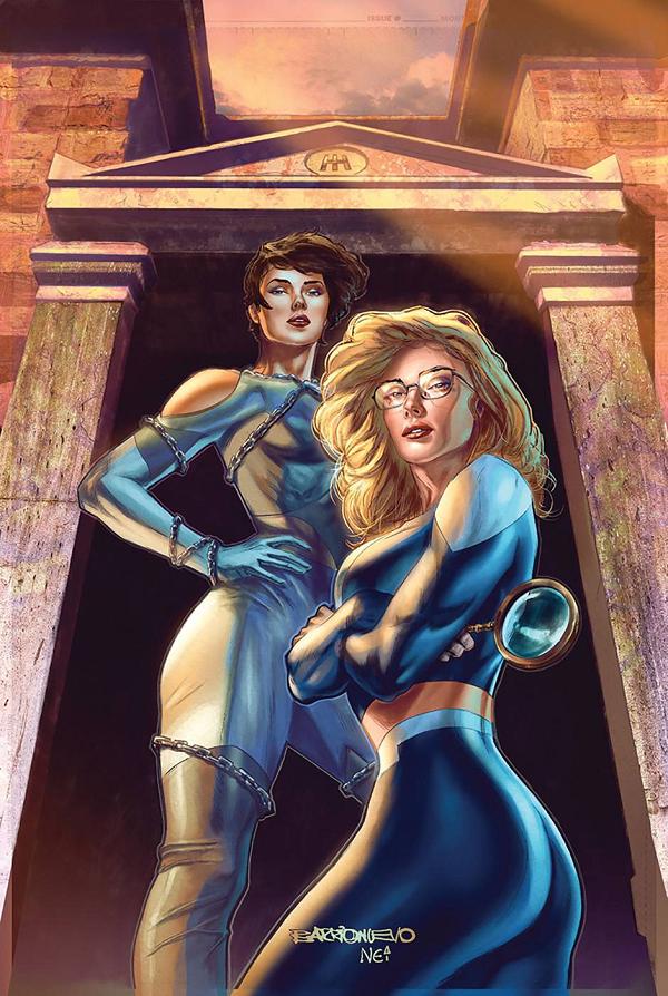 Holmes & Houdini #3 cover by Al Barrionuevo