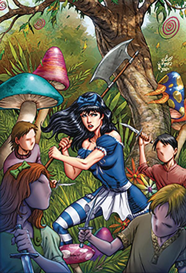 Revenge Of Wonderland #5 variant cover by Sheldon Goh