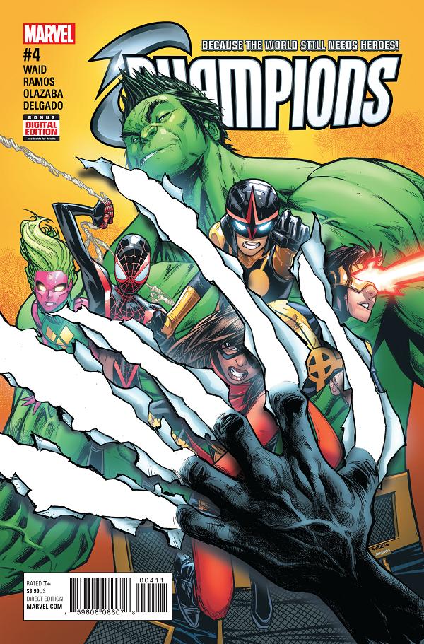 Champions #4  cover