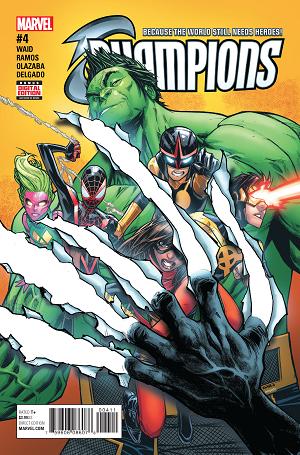 Champions #4  cover