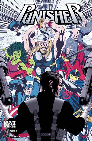 Punisher (2009) #8 cover