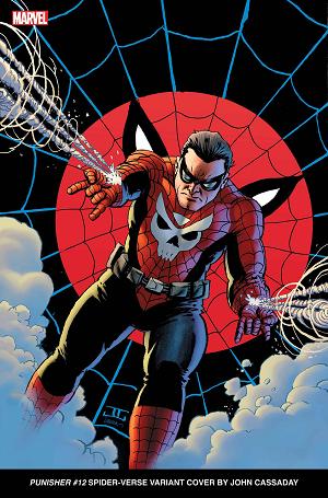 Punisher #12 CASSADAY SPIDER-VERSE cover