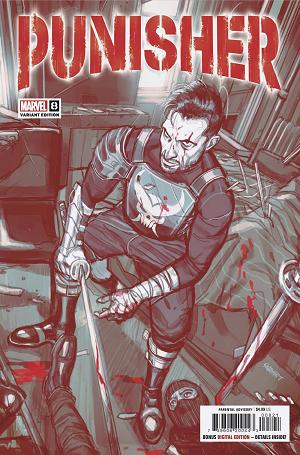 Punisher #8 SWAY cover