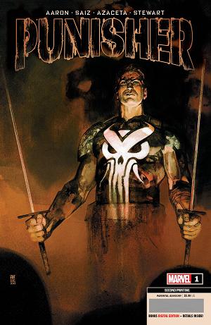 Punisher #1 2ND PTG MALEEV cover