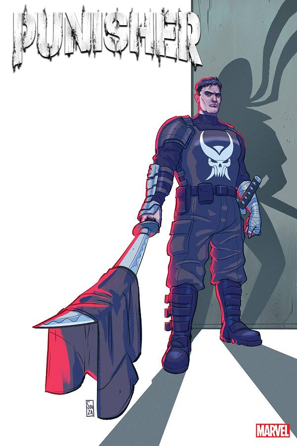 Punisher #1 variant cover by Ernanda Souza