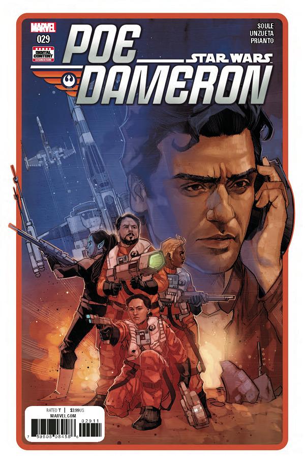 Star Wars Poe Dameron #29 cover by Phil Noto