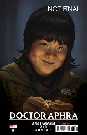 Star Wars Doctor Aphra #39 RAHZZAH GREATEST MOMENTS cover