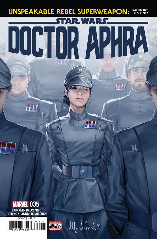 Star Wars Doctor Aphra #35 cover by Ashley Witter