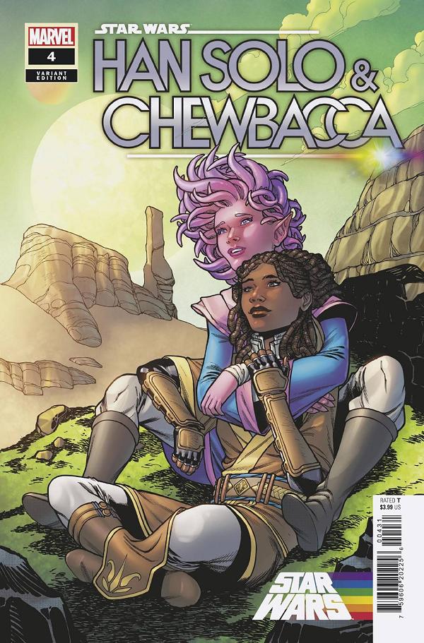 Star Wars: Han Solo & Chewbacca #4 GARRON PRIDE cover