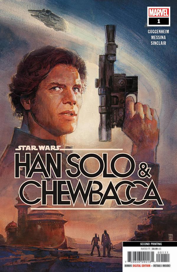 Star Wars: Han Solo & Chewbacca #1 2ND PTG MALEEV cover