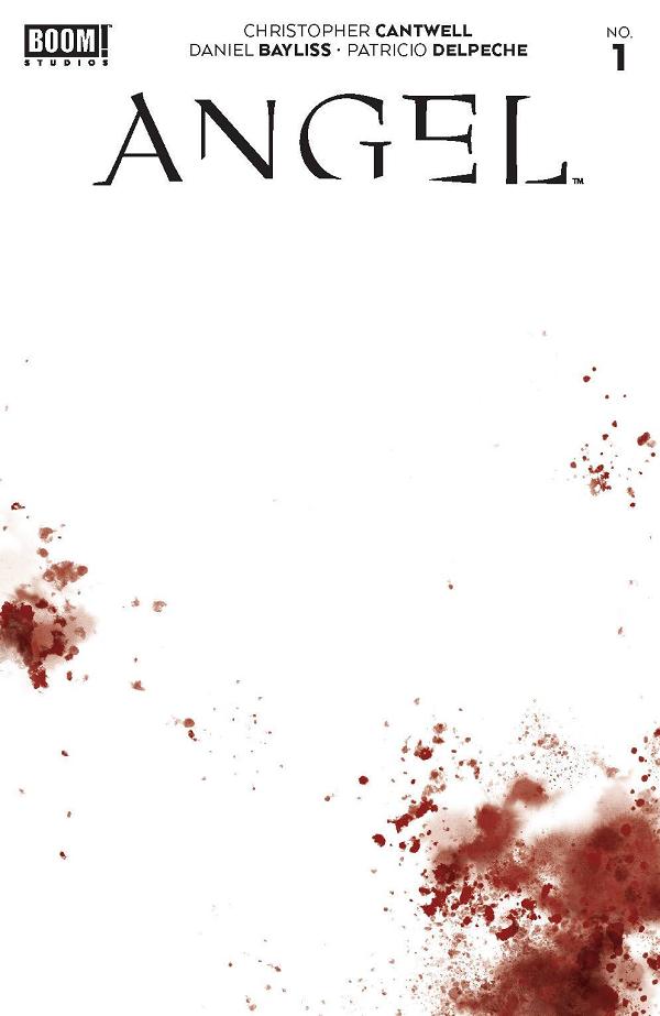 Angel #1 variant cover by Blank Sketch Cover