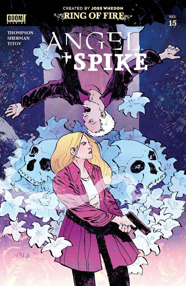 Angel & Spike #15 cover by Christopher Mitten
