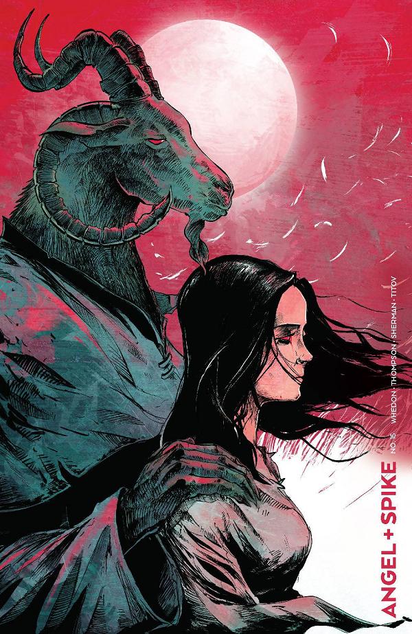 Angel & Spike #15 variant cover by Rob Bowyer