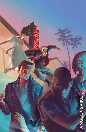 Angel & Spike #10 FOC NOIR BARAHONA cover