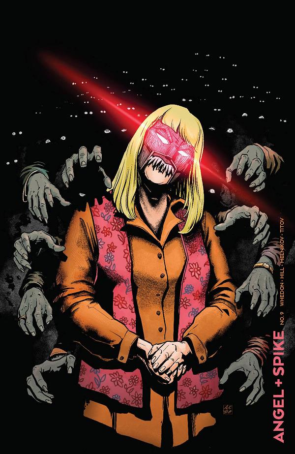 Angel & Spike #9 variant cover by Scott Buoncristiano