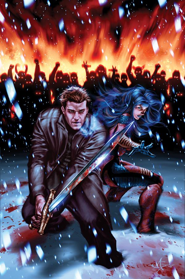 Angel After The Fall #10 cover by Alex Garner
