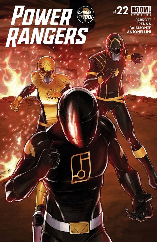 Power Rangers #22 cover by Guillaume Martinez