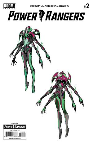Power Rangers #2 cover