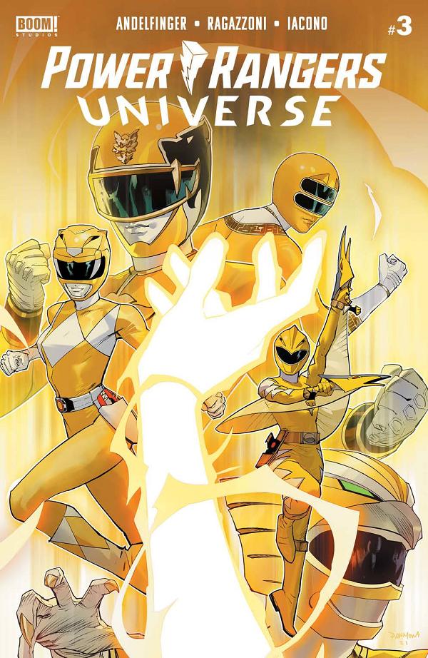 Power Rangers Universe #3 cover by Dan Mora