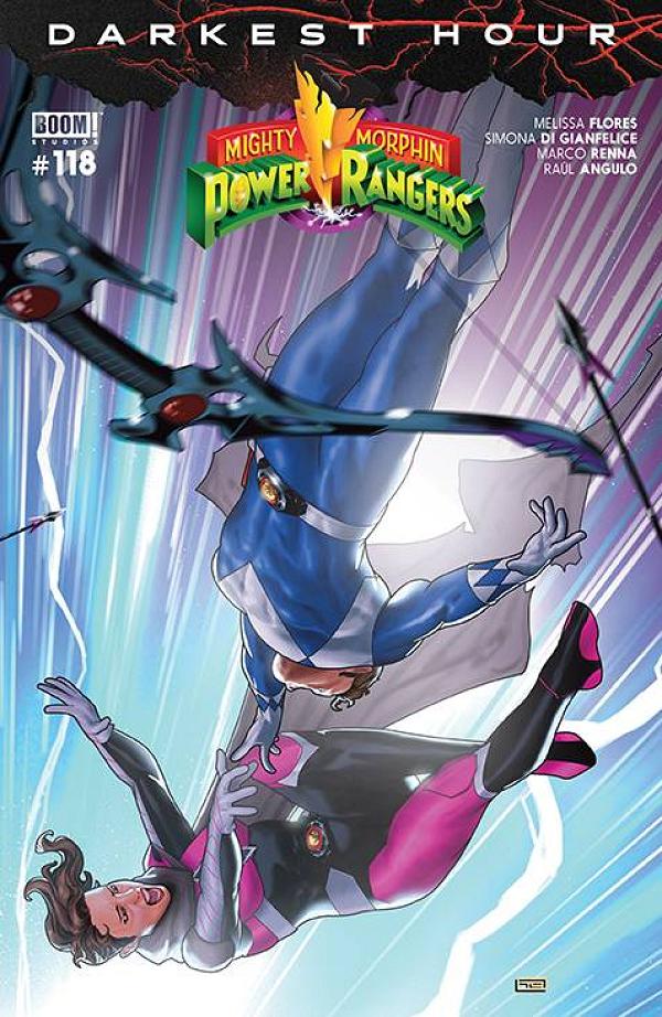 Mighty Morphin Power Rangers #118 cover by Taurin Clarke
