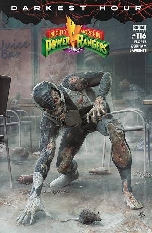 Mighty Morphin Power Rangers #116 CVR B CVR B DARK GRID cover