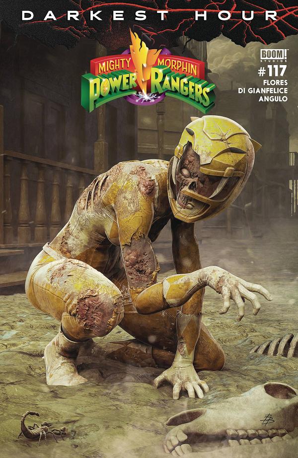 Mighty Morphin Power Rangers #117 CVR B CVR B DARK GRID cover