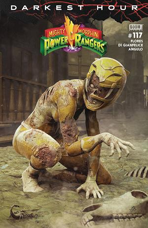 Mighty Morphin Power Rangers #117 CVR B CVR B DARK GRID cover