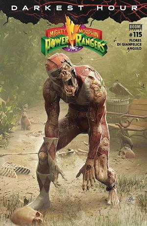 Mighty Morphin Power Rangers #115 CVR B CVR B DARK GRID cover