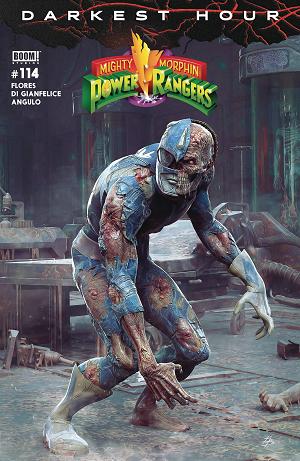 Mighty Morphin Power Rangers #114 CVR B CVR B DARK GRID cover