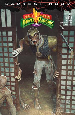 Mighty Morphin Power Rangers #113 CVR B CVR B DARK GRID cover