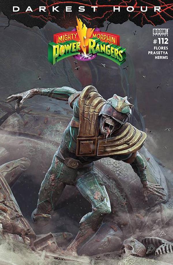 Mighty Morphin Power Rangers #112 CVR B CVR B DARK GRID cover