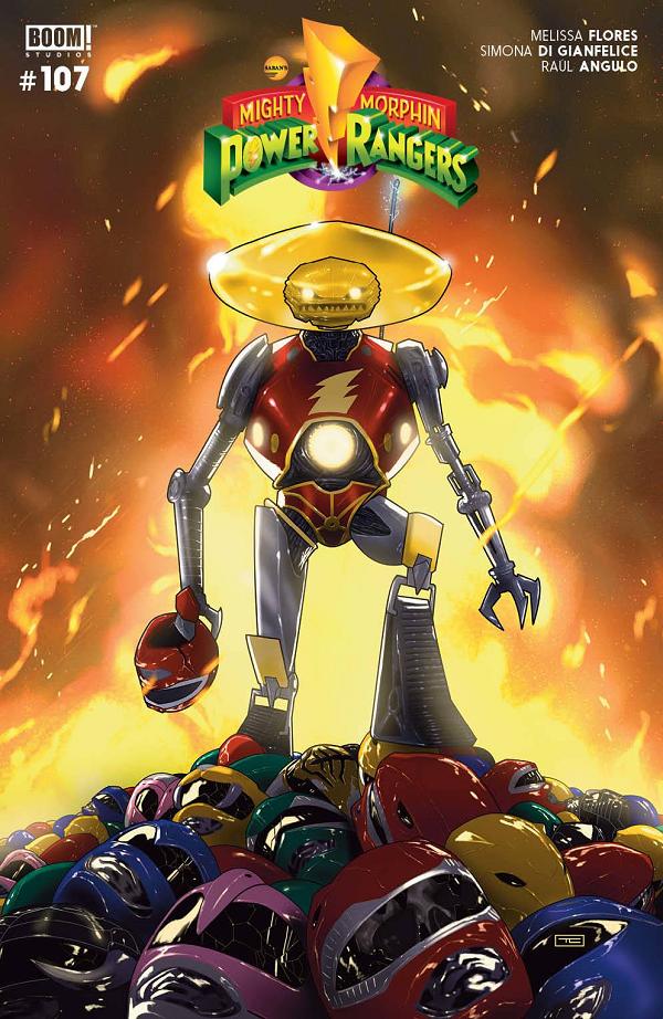 Mighty Morphin Power Rangers #107 CVR A CLARKE cover