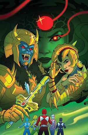 Mighty Morphin Power Rangers #105 CVR B GANUCHEAU cover