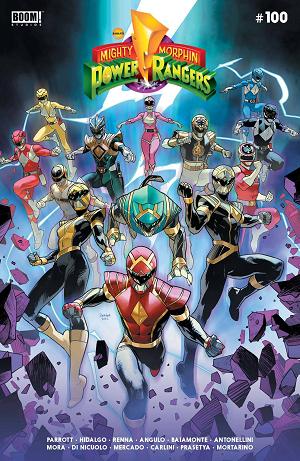 Mighty Morphin Power Rangers #100 CVR A MORA cover