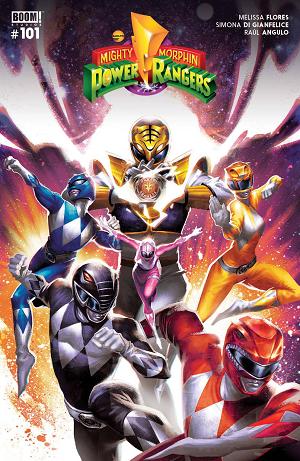 Mighty Morphin Power Rangers #101 CVR A MANHANINI cover