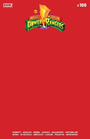 Mighty Morphin Power Rangers #100 CVR D CVR D BLANK SKETCH cover