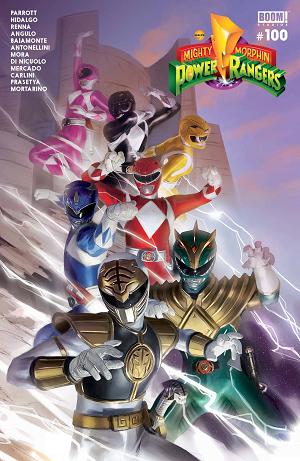 Mighty Morphin Power Rangers #100 CVR C CVR C WRAP cover
