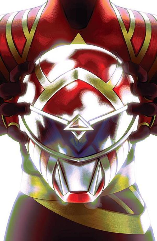 Mighty Morphin Power Rangers #100 variant cover by Goni Montes