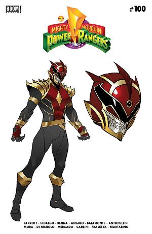 Mighty Morphin Power Rangers #100  cover