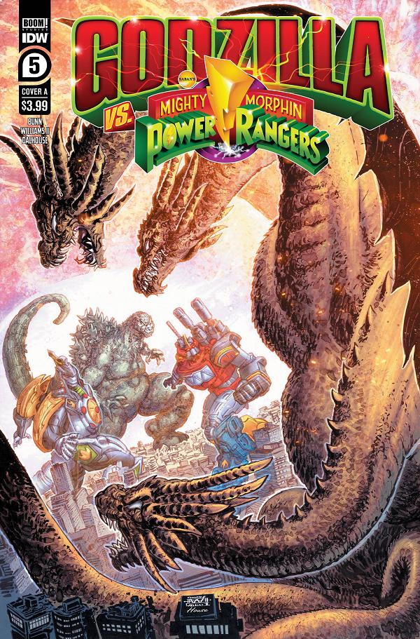 Godzilla Vs Mmpr #5 CVR A WILLIAMS cover