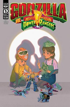 Godzilla Vs Mmpr #5 CVR B WAJID cover