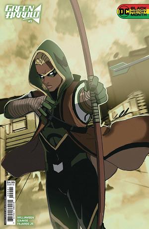 Green Arrow #9 CVR C DRAPER-IVEY BLACK HISTORY MONTH cover