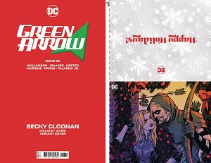 Green Arrow #6 CVR C CLOONAN DC HOLIDAY CARD SPEC EDN cover