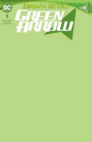 Green Arrow #1 CVR D (OF 6) CVR D BLANK CARD STOCK cover