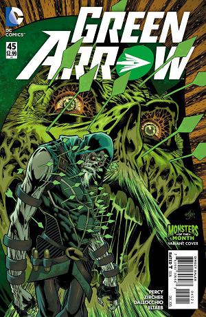 Green Arrow #45 MONSTERS cover